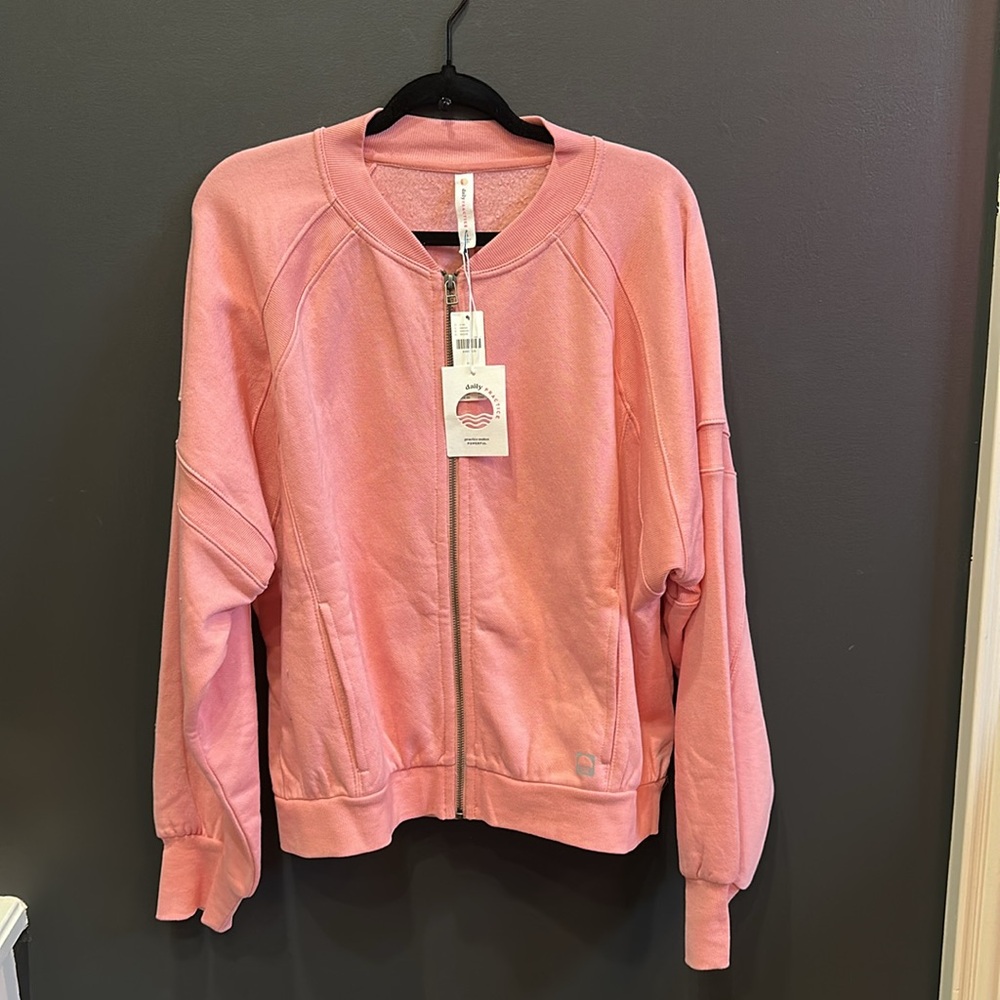 DAILY PRACTICE BY ANTHROPOLOGIE FLEECE JACKET | XL | NWT - Picture 3 of 7